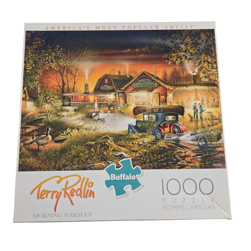 Buffalo Games Jigsaw Puzzle 1000 Piece Terry Redlin Morning Warm Up